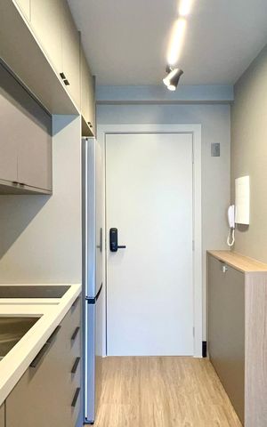 Studio para alugar com 28m², 1 quarto e sem vaga Studio para alugar com 28m², 1 quarto e sem vagaCozinha