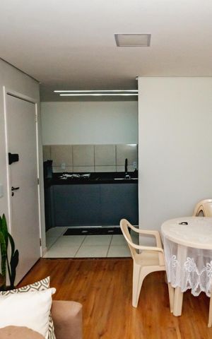 Apartamento à venda com 44m², 2 quartos e 1 vagaSala
