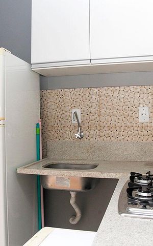 Studio à venda com 25m², 1 quarto e sem vagaStudio - Cozinha