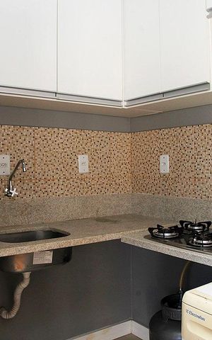 Studio à venda com 25m², 1 quarto e sem vagaStudio - Cozinha