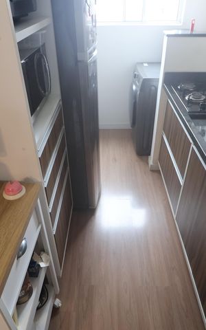 Apartamento à venda com 56m², 2 quartos e 1 vagaCozinha e Área de Serviço