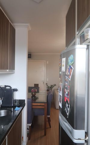 Apartamento à venda com 56m², 2 quartos e 1 vagaCozinha e Área de Serviço