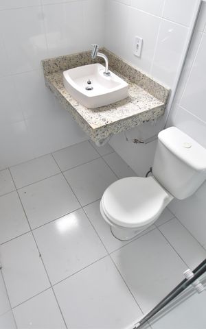 Apartamento para alugar com 96m², 3 quartos e 1 vagaBanheiro da Suíte
