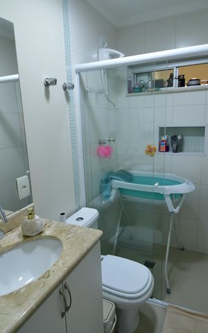 Apartamento à venda com 73m², 2 quartos e 1 vagaBanheiro Social
