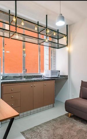 Apartamento à venda com 29m², 1 quarto e sem vaga Apartamento à venda com 29m², 1 quarto e sem vagaSala/Cozinha