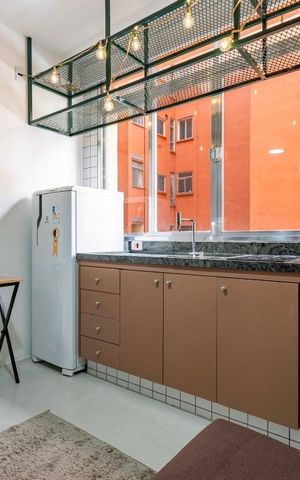 Apartamento à venda com 29m², 1 quarto e sem vaga Apartamento à venda com 29m², 1 quarto e sem vagaSala/Cozinha