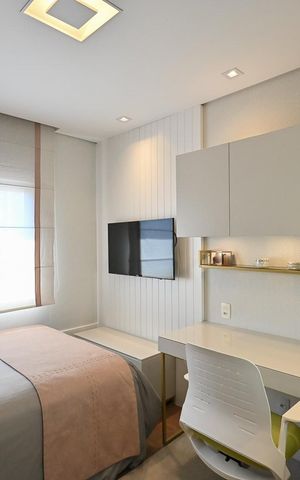 Apartamento para alugar com 138m², 3 quartos e 2 vagasQuarto 2