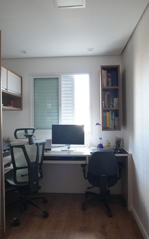 Apartamento à venda com 80m², 3 quartos e 2 vagasQuarto 2