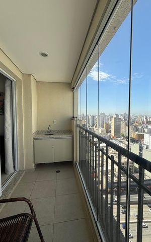 Apartamento para alugar com 45m², 1 quarto e 1 vaga