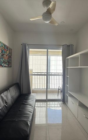 Apartamento para alugar com 45m², 1 quarto e 1 vaga
