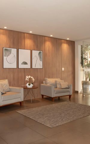 Casa de condomínio para alugar com 84m², 2 quartos e 1 vaga Casa de condomínio para alugar com 84m², 2 quartos e 1 vagaHall social