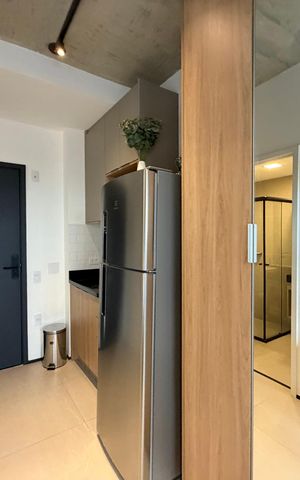 Studio à venda com 25m², 1 quarto e sem vagaCozinha