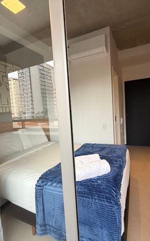 Studio à venda com 25m², 1 quarto e sem vagaVaranda