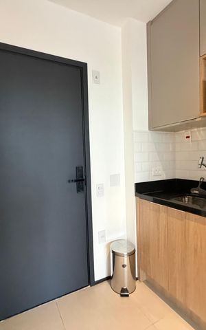 Studio à venda com 25m², 1 quarto e sem vagaCozinha