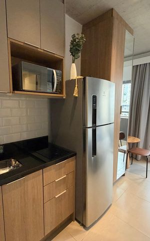 Studio à venda com 25m², 1 quarto e sem vagaCozinha