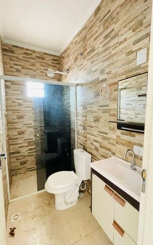 Casa de condomínio para alugar com 150m², 2 quartos e 3 vagas Casa de condomínio para alugar com 150m², 2 quartos e 3 vagasBanheiro