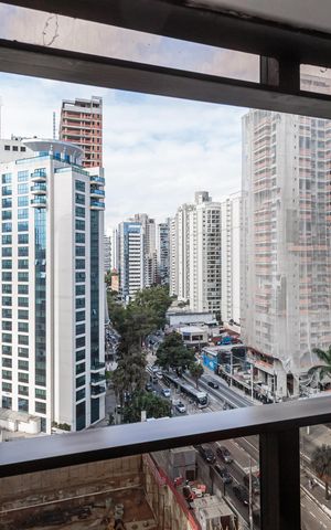 Studio para alugar com 38m², 1 quarto e 1 vaga Studio para alugar com 38m², 1 quarto e 1 vagaVaranda
