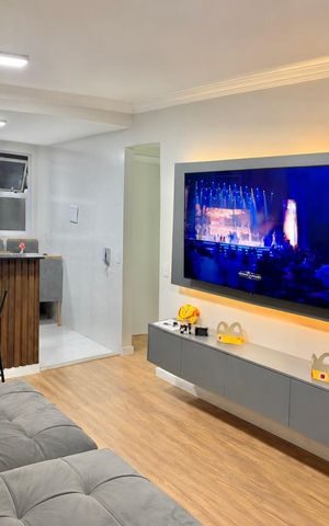 Apartamento à venda com 65m², 2 quartos e 2 vagas Apartamento à venda com 65m², 2 quartos e 2 vagasSala
