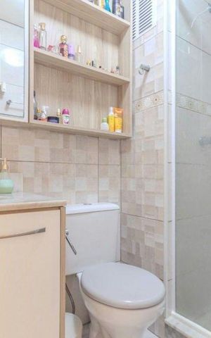 Apartamento à venda com 55m², 2 quartos e 1 vaga Apartamento à venda com 55m², 2 quartos e 1 vagaBanheiro 1