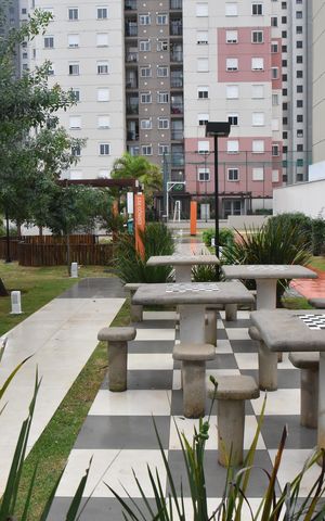 Apartamento à venda com 98m², 3 quartos e 2 vagasmesas de jogos ao livre