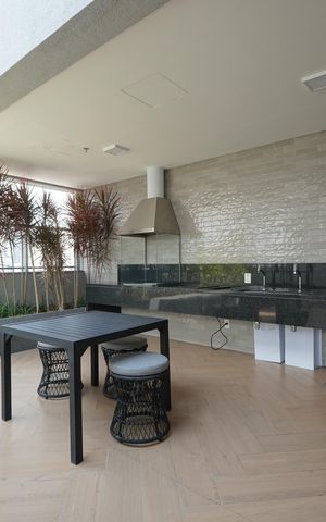 Studio à venda com 28m², 1 quarto e sem vagaChurrasqueira