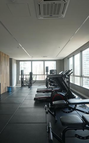 Studio à venda com 28m², 1 quarto e sem vagaAcademia