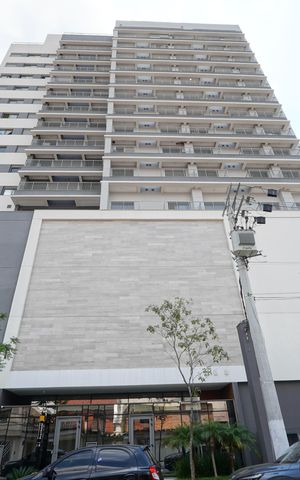 Studio à venda com 28m², 1 quarto e sem vagaFachada