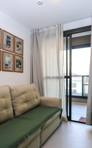 Apartamento para alugar com 62m², 1 quarto e sem vagaSala