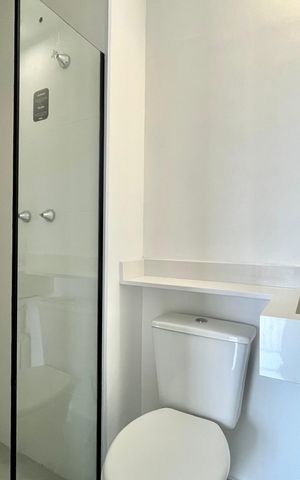 Apartamento para alugar com 38m², 2 quartos e sem vaga Apartamento para alugar com 38m², 2 quartos e sem vagaBanheiro