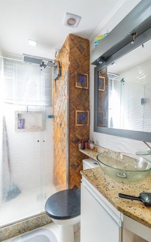 Apartamento à venda com 50m², 2 quartos e sem vaga Apartamento à venda com 50m², 2 quartos e sem vagaBanheiro