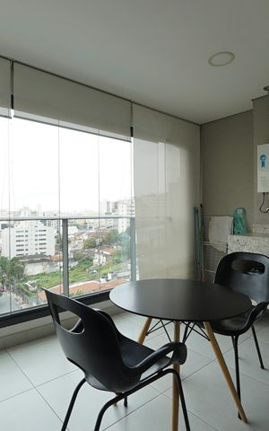 Apartamento para alugar com 50m², 1 quarto e 1 vagaVaranda