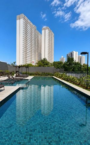 Apartamento para alugar com 39m², 2 quartos e sem vaga Apartamento para alugar com 39m², 2 quartos e sem vagaÁrea comum - Piscina