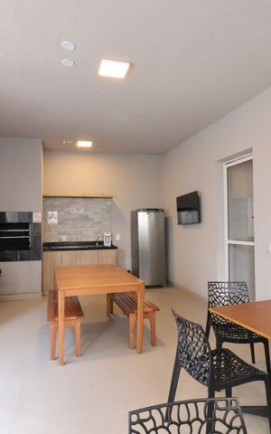 Apartamento para alugar com 39m², 2 quartos e sem vagaÁrea comum - Churrasqueira 1