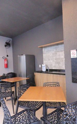 Apartamento para alugar com 39m², 2 quartos e sem vagaÁrea comum - Churrasqueira 3