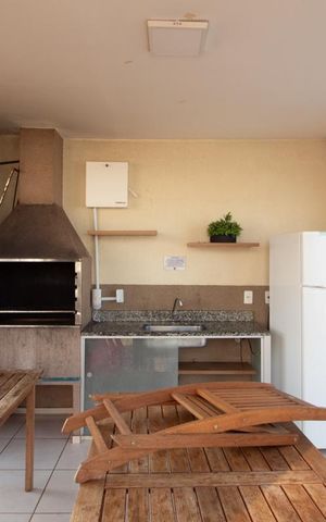 Apartamento à venda com 42m², 2 quartos e 1 vaga Apartamento à venda com 42m², 2 quartos e 1 vagaÁrea comum - Espaço Gourmet