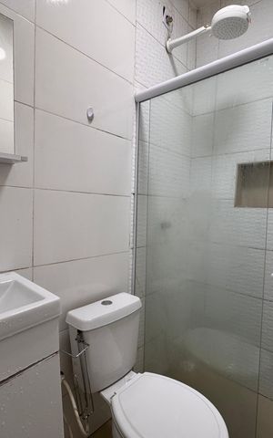Casa de condomínio para alugar com 150m², 2 quartos e 1 vaga Casa de condomínio para alugar com 150m², 2 quartos e 1 vagaBanheiro Social