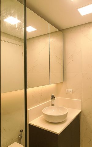 Apartamento para alugar com 33m², 1 quarto e sem vaga Apartamento para alugar com 33m², 1 quarto e sem vagaBanheiro