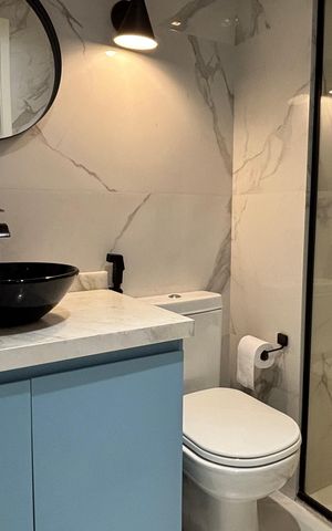 Apartamento à venda com 68m², 2 quartos e 1 vaga Apartamento à venda com 68m², 2 quartos e 1 vagaBanheiro Social