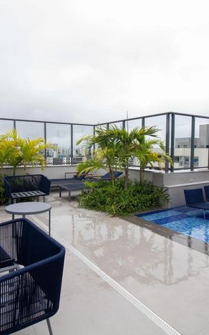 Apartamento à venda com 38m², 1 quarto e 1 vaga Apartamento à venda com 38m², 1 quarto e 1 vagaÁrea externa