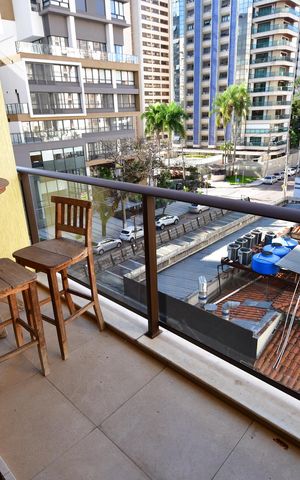 Apartamento para alugar com 57m², 1 quarto e 1 vagaSala - Sacada