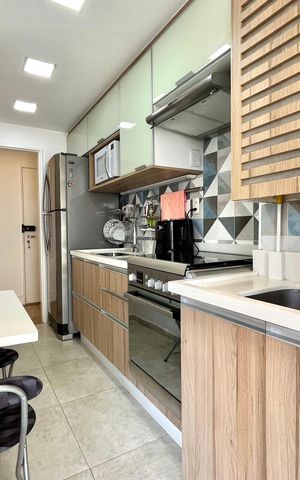 Apartamento à venda com 65m², 2 quartos e 2 vagas