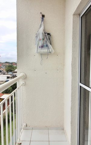 Apartamento à venda com 49m², 2 quartos e 1 vagaVaranda