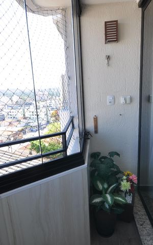 Apartamento à venda com 62m², 2 quartos e 2 vagasSacada da Sala
