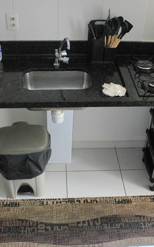 Apartamento à venda com 44m², 2 quartos e 1 vagaCozinha 