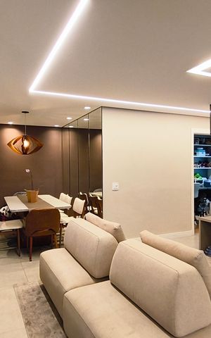 Apartamento à venda com 109m², 3 quartos e 2 vagas Apartamento à venda com 109m², 3 quartos e 2 vagasSala