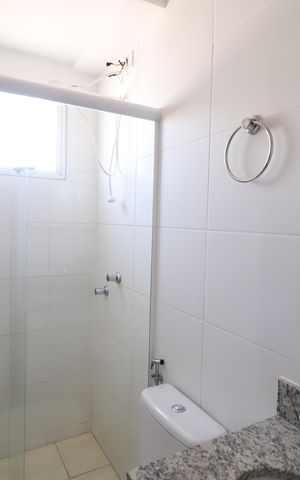 Apartamento para alugar com 67m², 3 quartos e 2 vagasBanheiro do Quarto 3