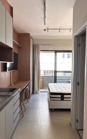 Studio à venda com 23m², 1 quarto e sem vaga