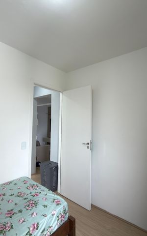 Apartamento à venda com 42m², 2 quartos e 1 vagaQuarto 2