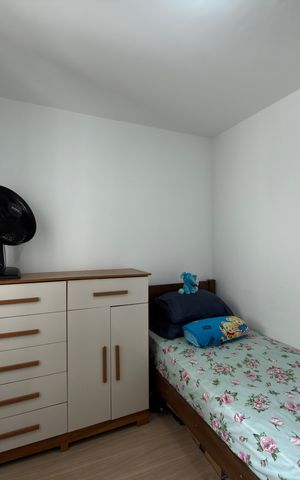 Apartamento à venda com 42m², 2 quartos e 1 vagaQuarto 2