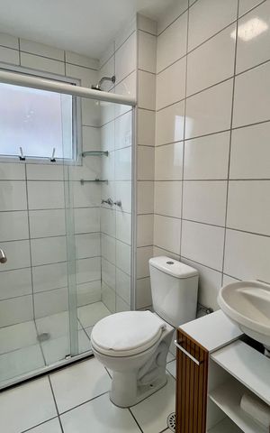 Apartamento para alugar com 45m², 2 quartos e sem vaga Apartamento para alugar com 45m², 2 quartos e sem vagaBanheiro